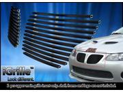 For 04 06 Pontiac GTO Black Main Upper Stainless Steel Billet Grille Insert N19 J60858P