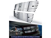 Fits 2003 2005 Chevy Silverado 1500 03 04 2500 Stainless T304 Billet Grille Grill N19 C71756C