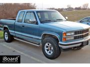 iBoard Running Boards 4 Fit 88 98 Chevy GMC C K Pickup 2Dr Extended Cab
