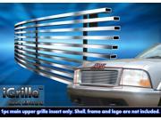 For 98 03 GMC S 15 Pickup Jimmy Sonoma Stainless Steel Billet Grille Insert G85046C