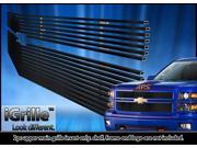 For 2014 2015 Chevy Silverado 1500 Regular Model Stainless Black Billet Grille N19 J05956C