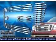 For 04 08 Ford F 150 Bar Style Stainless Steel Billet Grille Insert F65726C