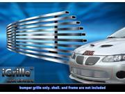 For 2004 2006 Pontiac GTO Stainless Steel Bumper Billet Grille Insert N19 C70856P