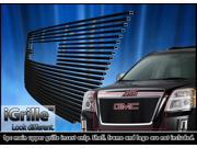 For 2010 2015 GMC Terrain 1 PC with Logo Show Stainless Black Billet Grille N19 J34766G