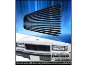 For 1986 1990 Chevy Caprice Black Stainless Steel Billet Grille Grill Insert N19 J40068C