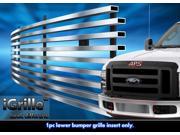 For 2008 2010 Ford F 250 F 350 Super Duty Stainless Bumper Billet Grille N19 C82356F