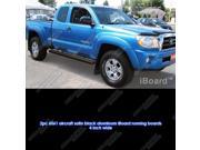 Matte Black iBoard 4 Wide Running Boards Fit 05 14 Toyota Tacoma Access Cab IB T4056H Nerf Bars Side Steps Rails