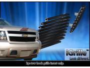 For 07 14 Chevy Tahoe Suburban Avalanche Bumper Black Stainless Billet Grille N19 J76466C