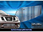 For 2008 2014 Nissan Armada Bumper Stainless Steel Billet Grille Grill Insert N66508C