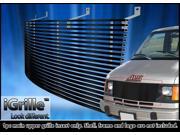 For 85 94 Chevy Astro Van GMC Safari Van Black Stainless Steel Billet Grille C85103J