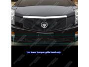 Fits 2003 2007 Cadillac CTS Black Lower Bumper Perimeter Grille Inserts A95378H