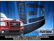 For 2006 2011 Ford Ranger FX4 XL XLT Stainless Steel Black Billet Grille Combo N19 J37776F