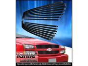 Fits 2002 2006 Chevy Silverado 1500 Avalanche Stainless T304 Black Billet Grille Grill N19 J71756C