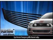 Fits 2013 2014 Ford Mustang GT Stainless Steel Black Bumper Billet Grille Insert N19 J62956F