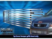 For 08 10 Honda Accord Sedan Bumper Stainless Steel Billet Grille Insert H66590C
