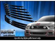 Fits 2013 2014 Ford Mustang GT Stainless Steel Black Fog Light Billet Grille N19 J72956F