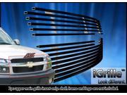 For 2001 2006 Chevy Avalanche With Body Cladding Stainless Black Billet Grille N19 J92356C