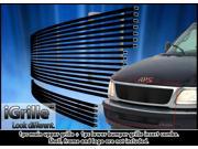 For 97 98 Ford F 150 2WD Stainless Steel Black Billet Grille Combo F87952J
