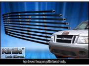 For 01 05 Ford Explorer Sport Trac Bumper Stainless Steel Billet Grille F85322J