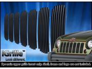 For 2005 2007 Jeep Liberty Stainless Steel Black Billet Grille J65496J