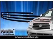 For 2007 2009 Toyota Tundra Top Panel Hood Scoop Stainless Black Billet Grille N19 J05156T