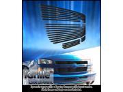 Fits 2006 Chevy Silverado 1500 05 06 2500 Stainless Black Billet Grille Grill Combo C67673J