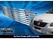 For 2002 2004 Nissan Altima Stainless Steel Bumper Billet Grille N65407C