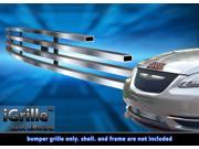 For 2011 2014 Chrysler 200 Stainless Steel Bumper Billet Grille Insert N19 C37866R