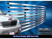 For 03 04 Lincoln Navigator Bumper Stainless Steel Billet Grille Insert L66545C