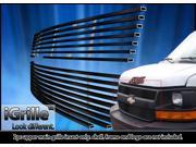For 03 16 Chevy Express Explorer Conversion Van Stainless Black Billet Grille C66436J