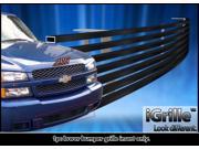For 2003 2006 Chevy Silverado SS 1500 Stainless Black Bumper Billet Grille C85304J