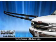 For 00 06 Chevy Avalanche Suburban Black Bumper Stainless Steel Billet Grille N19 J96566C
