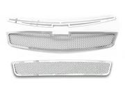 Fits 2011 2014 Chevy Cruze Stainless Steel Mesh Grille Grill Insert Combo C71026T