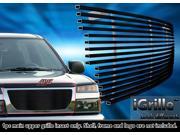 Fits 2004 2012 GMC Canyon Stainless Steel Black Billet Grille Insert G85474J