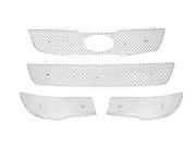 Fits 2010 2011 Kia Forte Stainless Steel X Mesh Blitz Grille Grill Insert Combo KX7715S