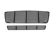 Fits 2004 2005 Ford F 150 Honeycomb Style Black Perimeter Grille Combo F91244H