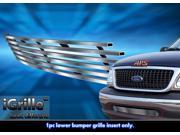 Fits 1999 2003 Ford F 150 2WD Stainless Steel Bumper Billet Grille F85084C
