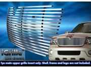 Fits 2003 2005 Lincoln Aviator Main Upper Stainless Steel Billet Grille L66595C