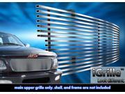 Fits 97 98 Ford F 150 Light F 250 Expedition Stainless Steel Billet Grille F85029C