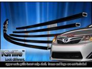 For 2012 2014 Toyota Camry Stainless Steel Black Billet Grille N19 J03966T