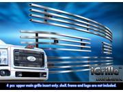 Fits 2011 2016 Ford F 250 F 350 Lariat King Ranch Stainless Steel Billet Grille F66827C