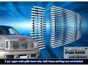 Fits 99 04 Ford F250 F350 Super Duty Excursion Stainless Steel Billet Grille F65707C