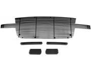Fits 2005 2006 Chevy Silverado 2500 3500 Full Face Black Billet Grille Grill Combo C81223H