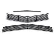 Fits 2010 2013 Chevy Camaro SS V8 Short Style Black Billet Grille Grill Combo C61079H