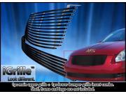 Fits 04 06 Nissan Maxima Stainless Steel Black Billet Grille Insert Combo N87981J