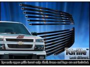 Fits 04 11 2011 Chevy Colorado Black Stainless Steel Billet Grille Insert C65747J
