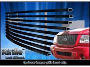 Fits 01 03 Ford Ranger 2WD Bumper Black Stainless Steel Billet Grille F85435J
