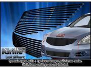 Fits 2010 2012 Nissan Altima Sedan Stainless Black Billet Grille Combo N81057J