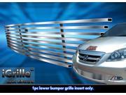 Fits 05 07 Honda Odyssey Bumper Stainless Steel Billet Grille Insert H67120C