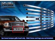 Stainless Steel 304 Billet Grille Grill Custome Fits 2005 2007 Ford F250 F350 SuperDuty Bumper